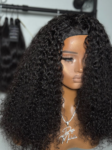 Flip over Curly Wig