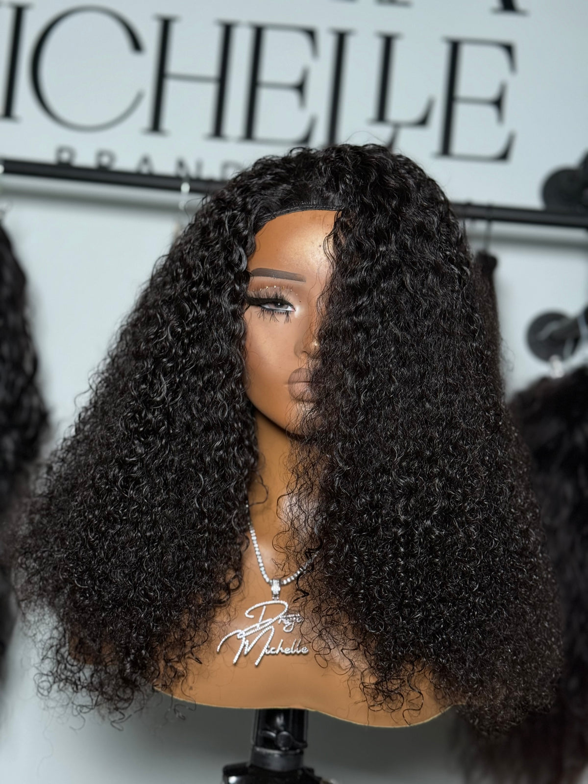 Flip over Curly Wig