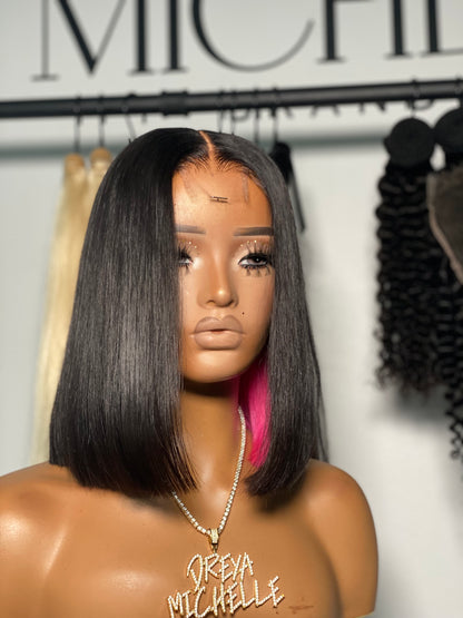 dark pink 2x6 closure